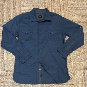 Lee Dark Blue Casual Shirt